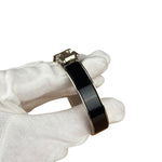 Hermes H Black/Palladium Clic Bracelet