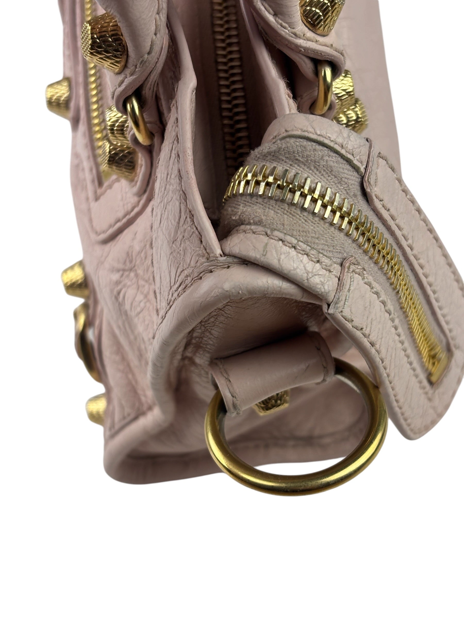 Balenciaga Pink Leather Le City Two-Way Bag