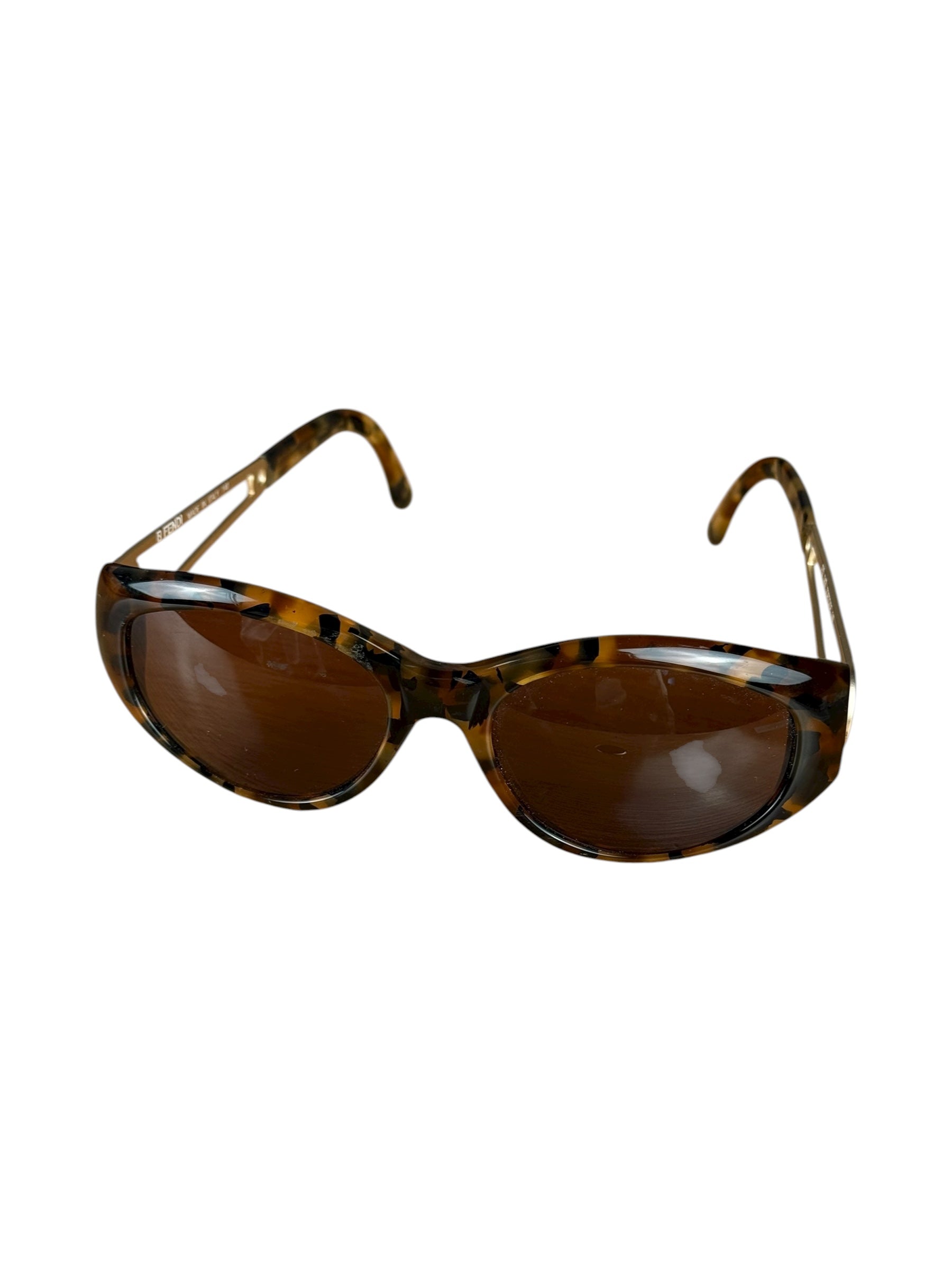 Fendi Tortoise & Gold Sunglasses