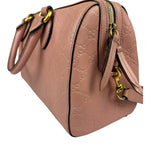 Gucci Pink Leather Guccissima Two-Way Boston Bag