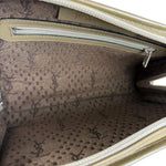 YSL Vintage Grey Leather Travel Pouch