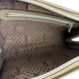 YSL Vintage Grey Leather Travel Pouch