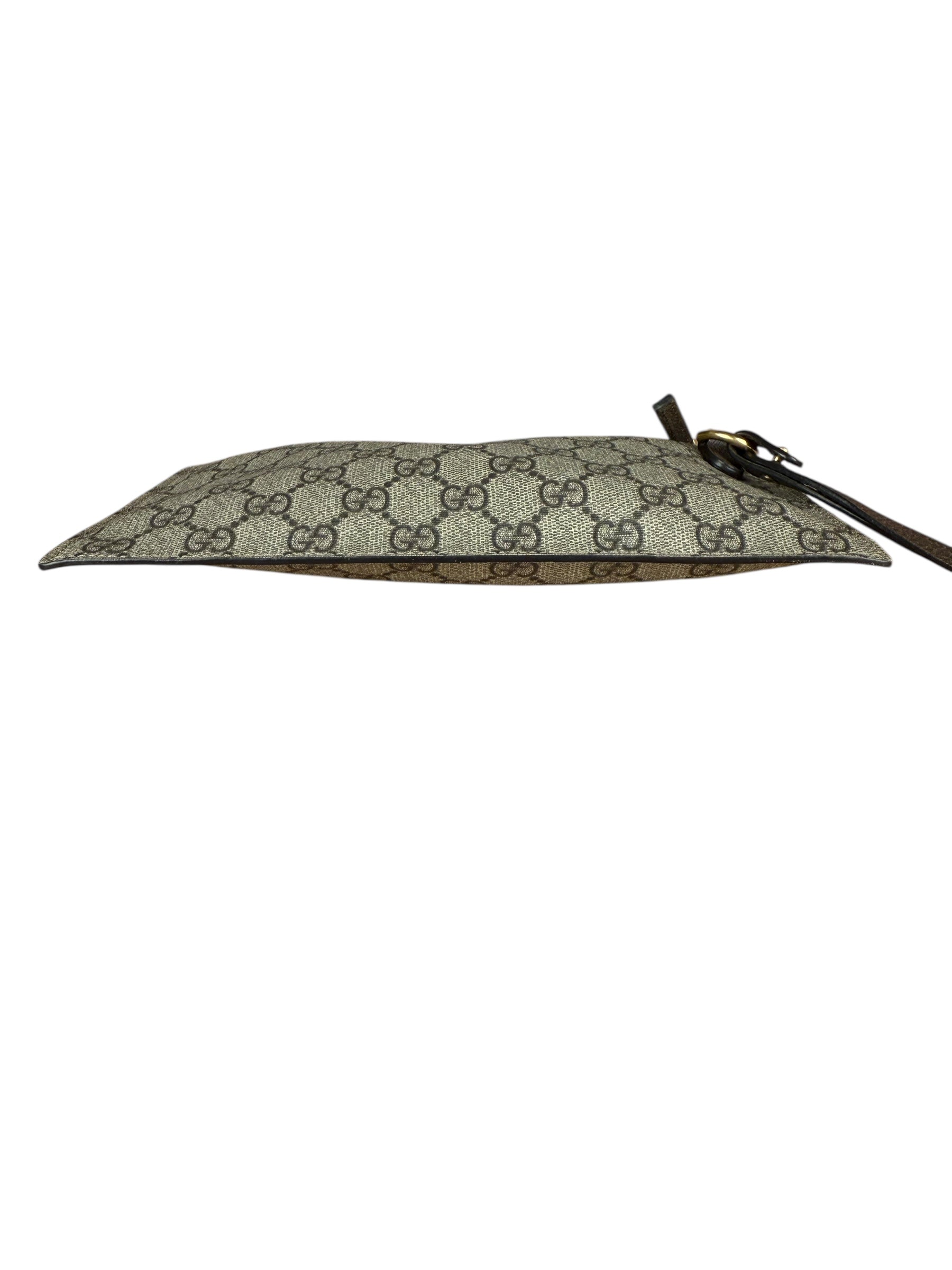 Gucci GG Supreme Flat Wristlet