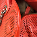 Chanel Red Perforated Leather Up in the Air 2Way Tote 2014