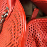 Chanel Red Perforated Leather Up in the Air 2Way Tote 2014