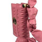 Miu Miu Pink Confidential Nappa Matelassè Leather Shoulder Bag