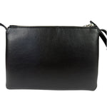 Fendi Roma Black Calf Leather Pochette Crossbody