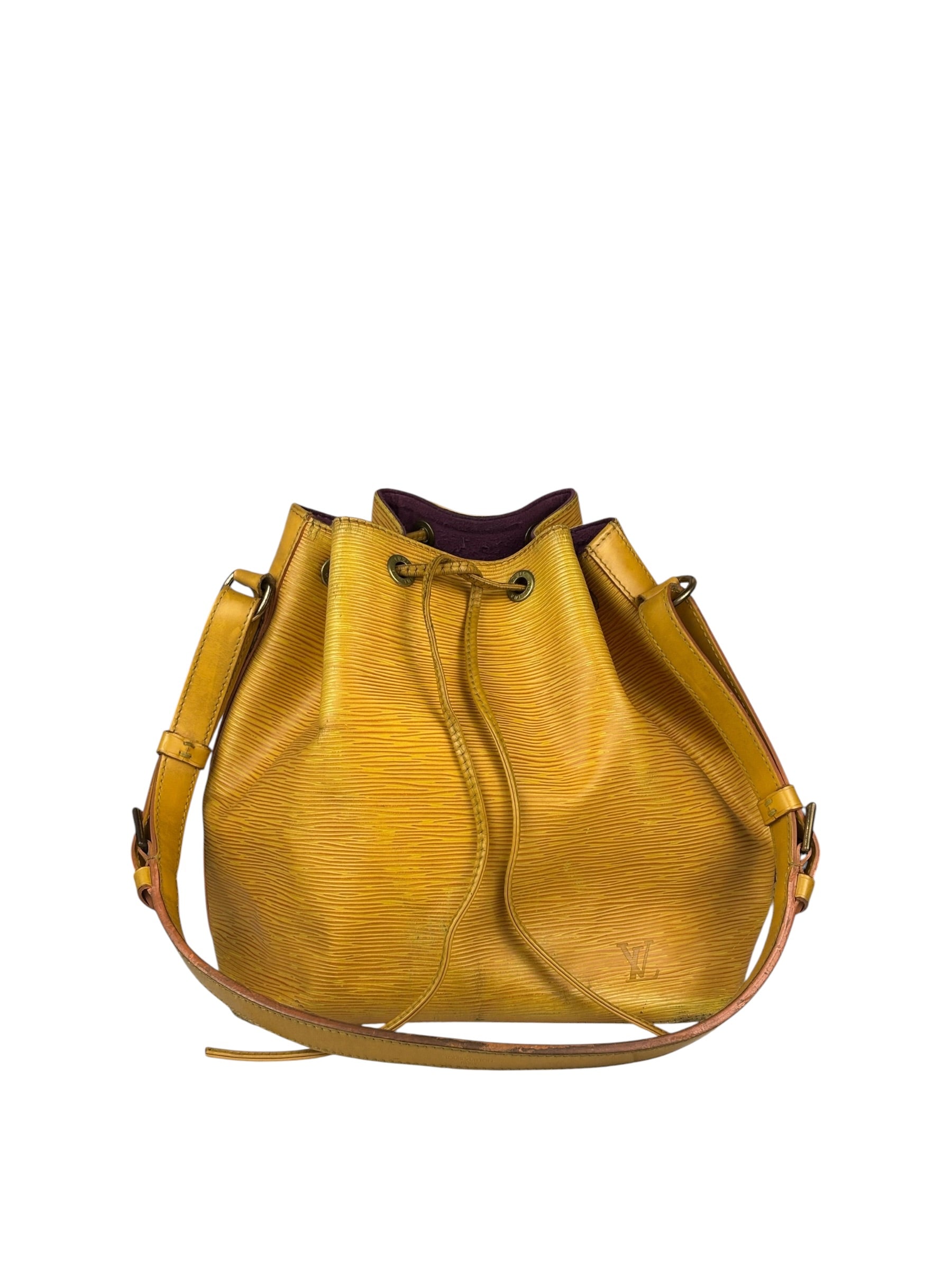 Louis Vuitton Yellow Epi Leather Neo Bucket Bag