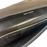 Chanel Black Patent Chocolate Bar Quilted Flap Shoulder Bag 2001