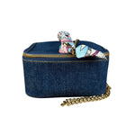 Chanel Denim Vanity Case Handbag 1997