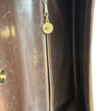 Celine Leather Trim C Sulky Shoulder Bag No Strap