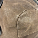 Celine Brown/Black Leather Bowling Bag