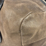 Celine Brown/Black Leather Bowling Bag