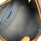 Louis Vuitton Blue Epi Soufflot Handbag