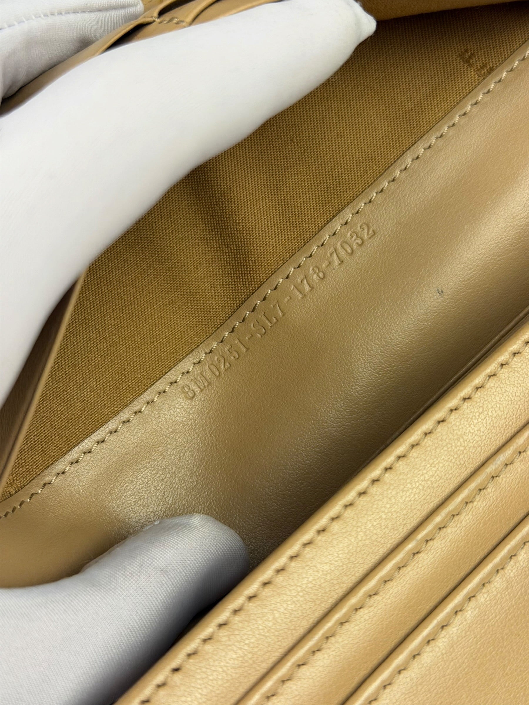 Fendi Beige Monster Face Leather Long Wallet