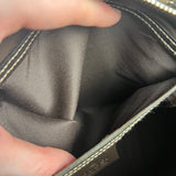 Gucci GG Supreme Coated Boston Bag Dark Brown
