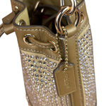 Coach Yellow Gold Mini Bucket Crystal Two-Way Bag
