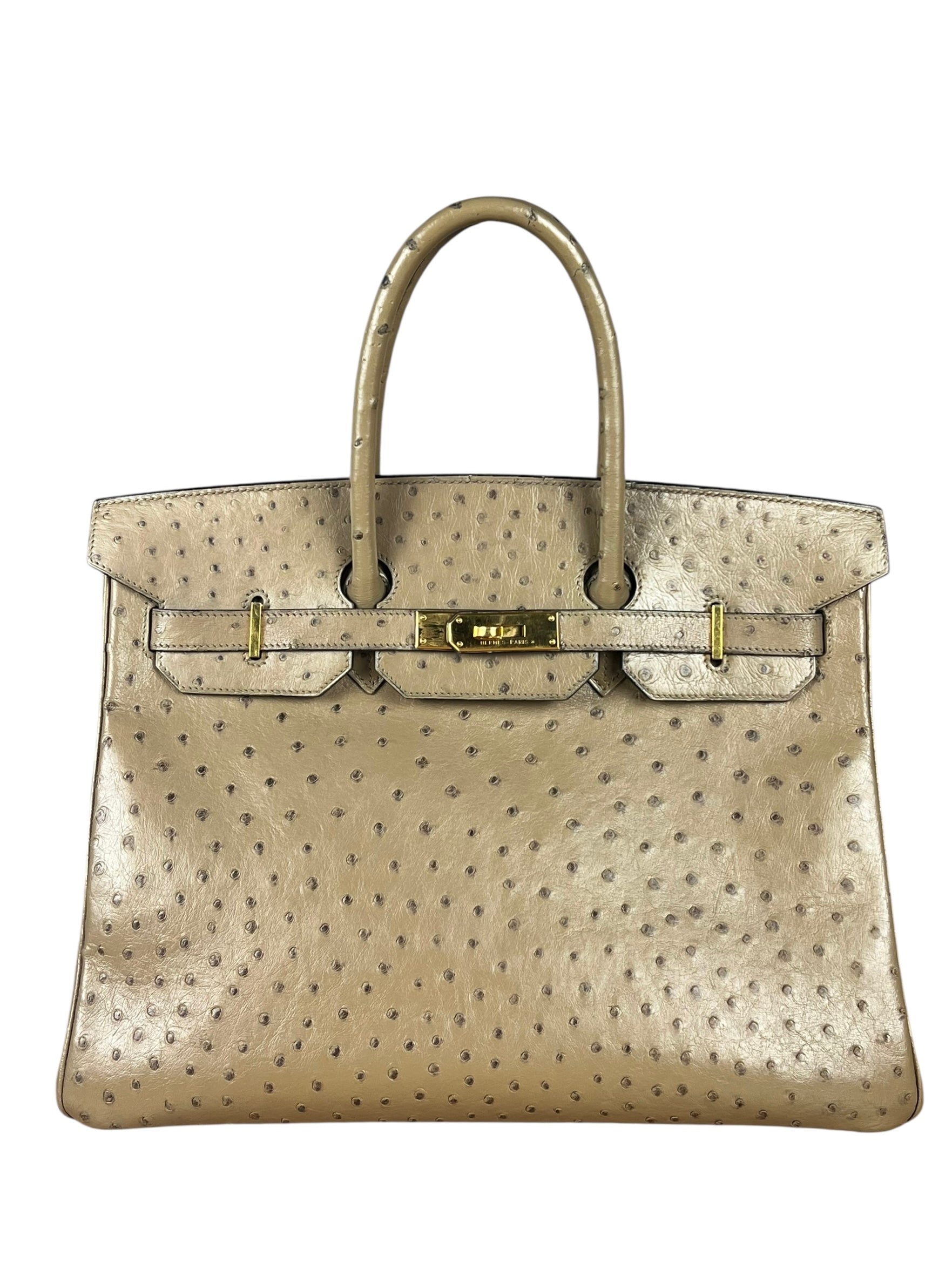 Hermes Birkin 35 Mousse Ostrich 2001