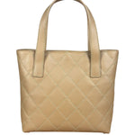 Chanel Vintage Beige Wild Stitch Small Tote Bag 2003