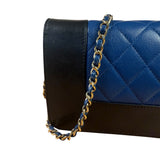Chanel Bicolor Leather Mademoiselle Wallet On Chain 2017