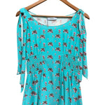 Prada Turquoise Wrap Dress