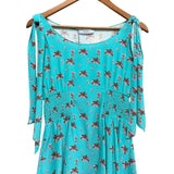 Prada Turquoise Wrap Dress