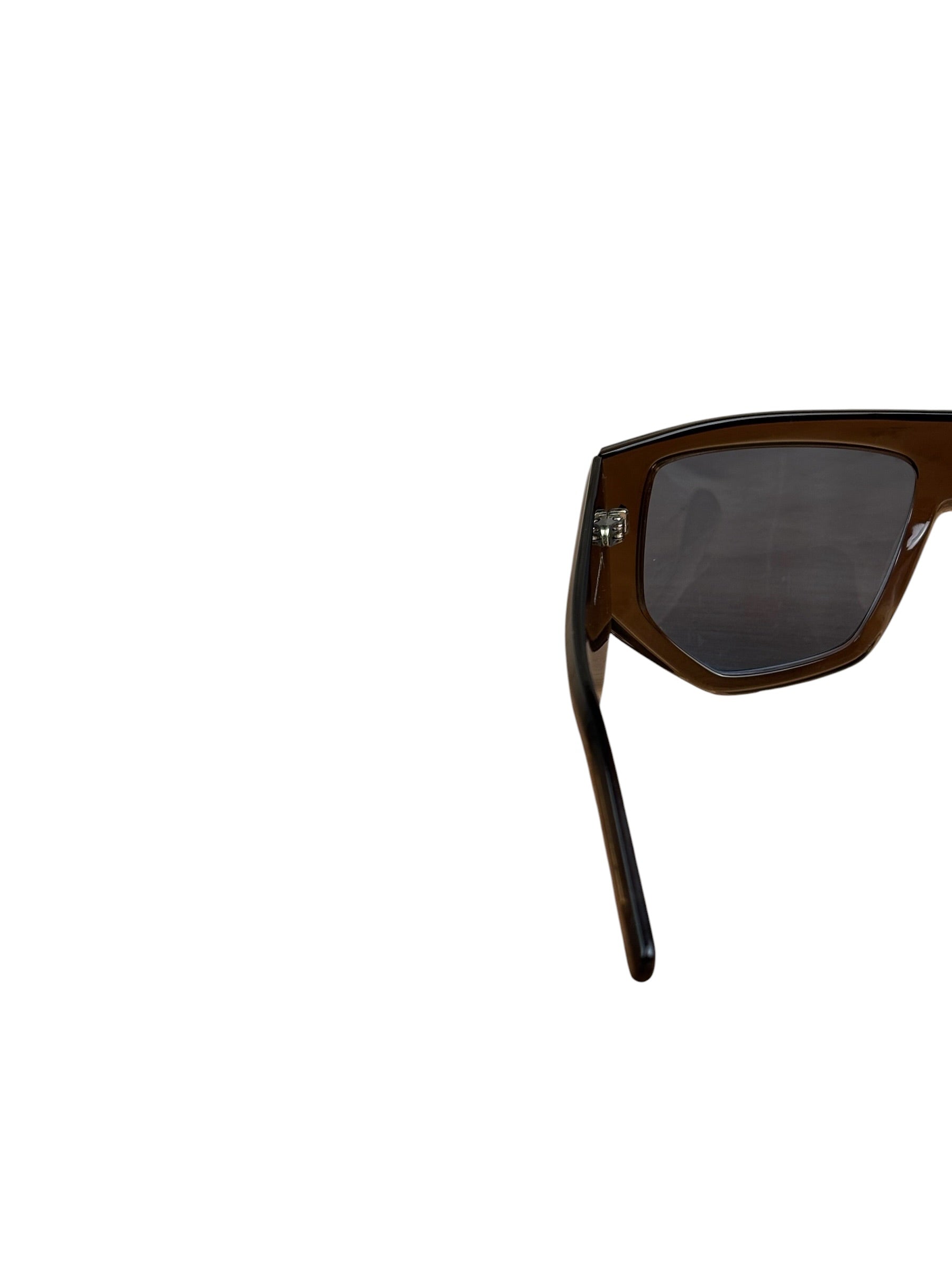 Bally 60mm Blue Lenses Geometric Sunglasses