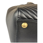 Miu Miu Black Leather Nappa Biker Tote Bag