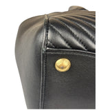 Miu Miu Black Leather Nappa Biker Tote Bag