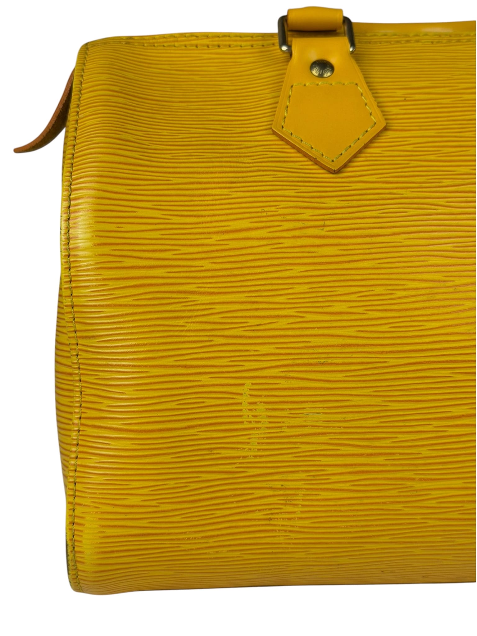 Louis Vuitton Yellow Epi Leather Speedy 25