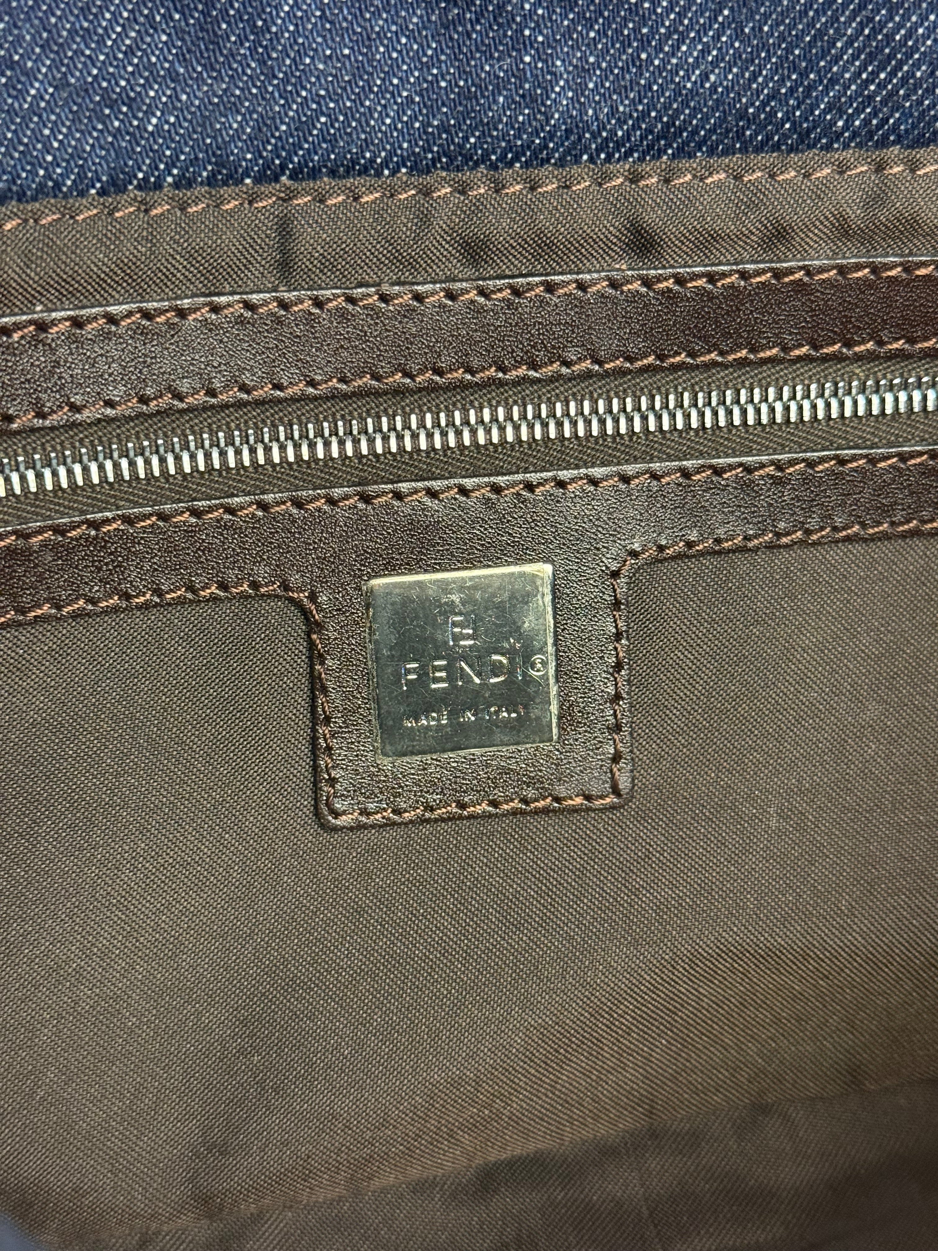 Fendi Vintage Dark Denim Baguette