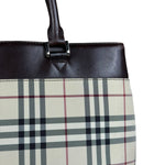 Burberry Vintage Canvas Nova Check Tote