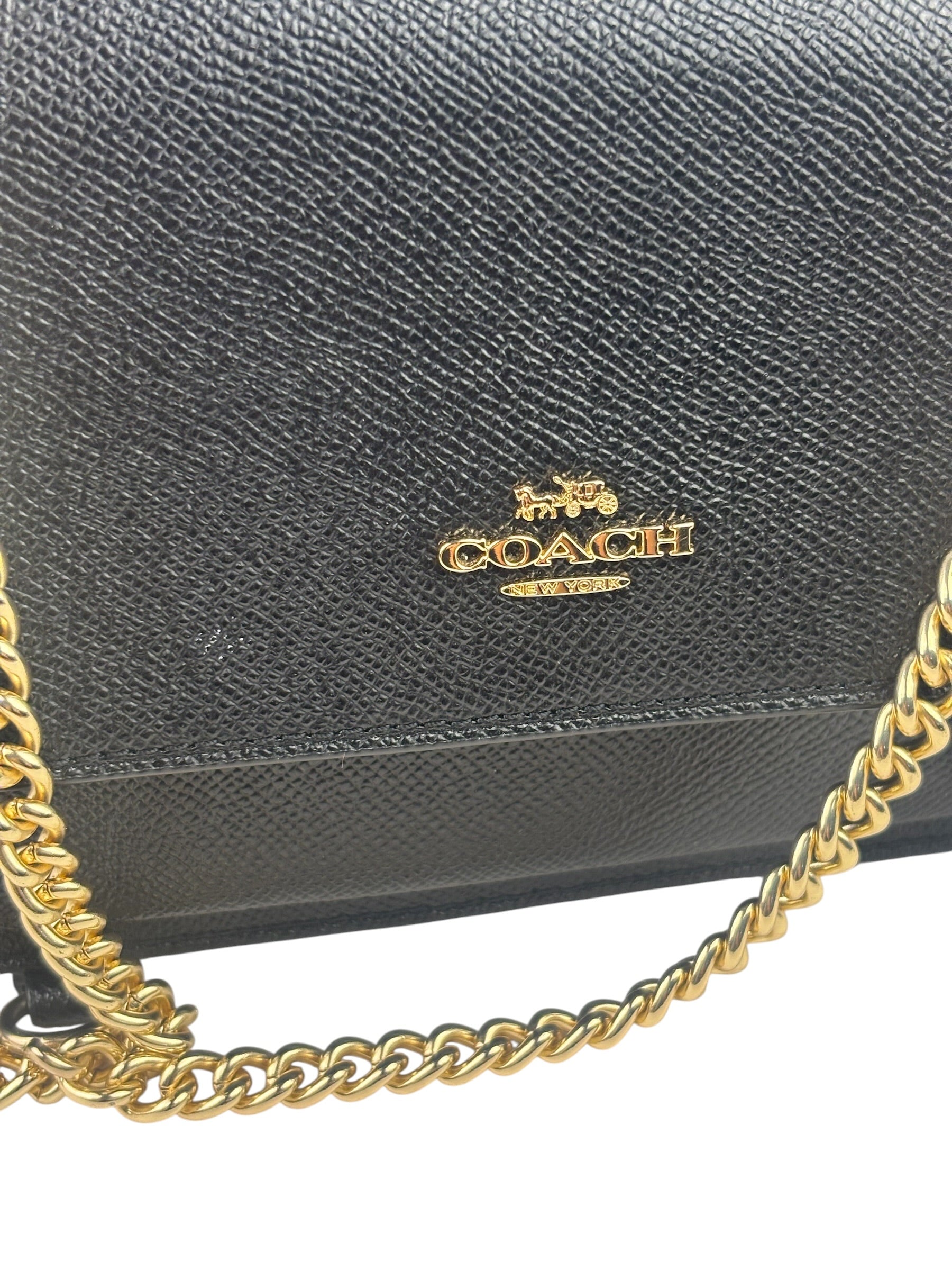 Coach Black Leather Klare Crossbody Bag