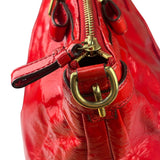 Coach Red Patent Leather Two-Way Bag
