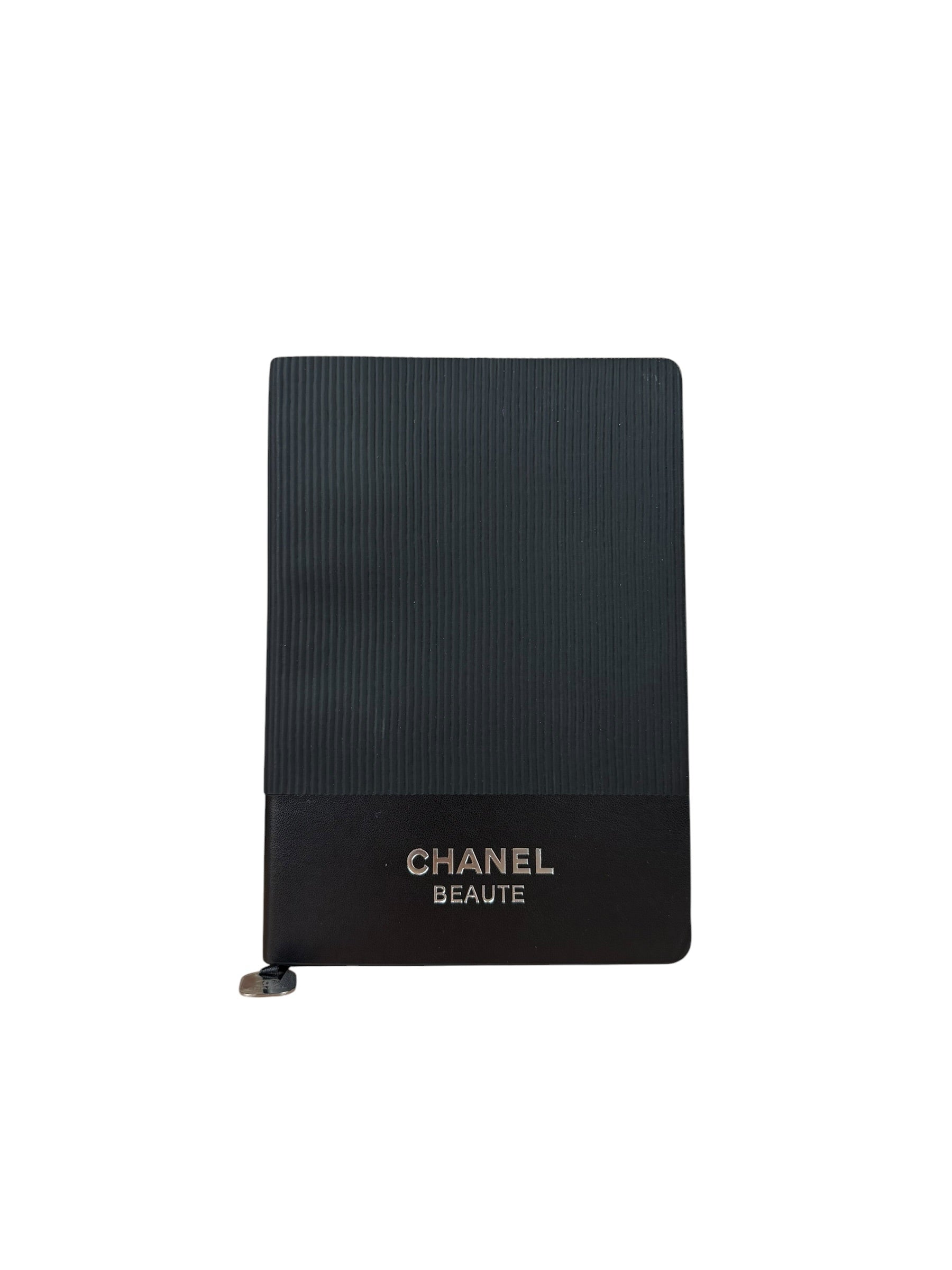 Chanel Beauty Black Lined Notebook
