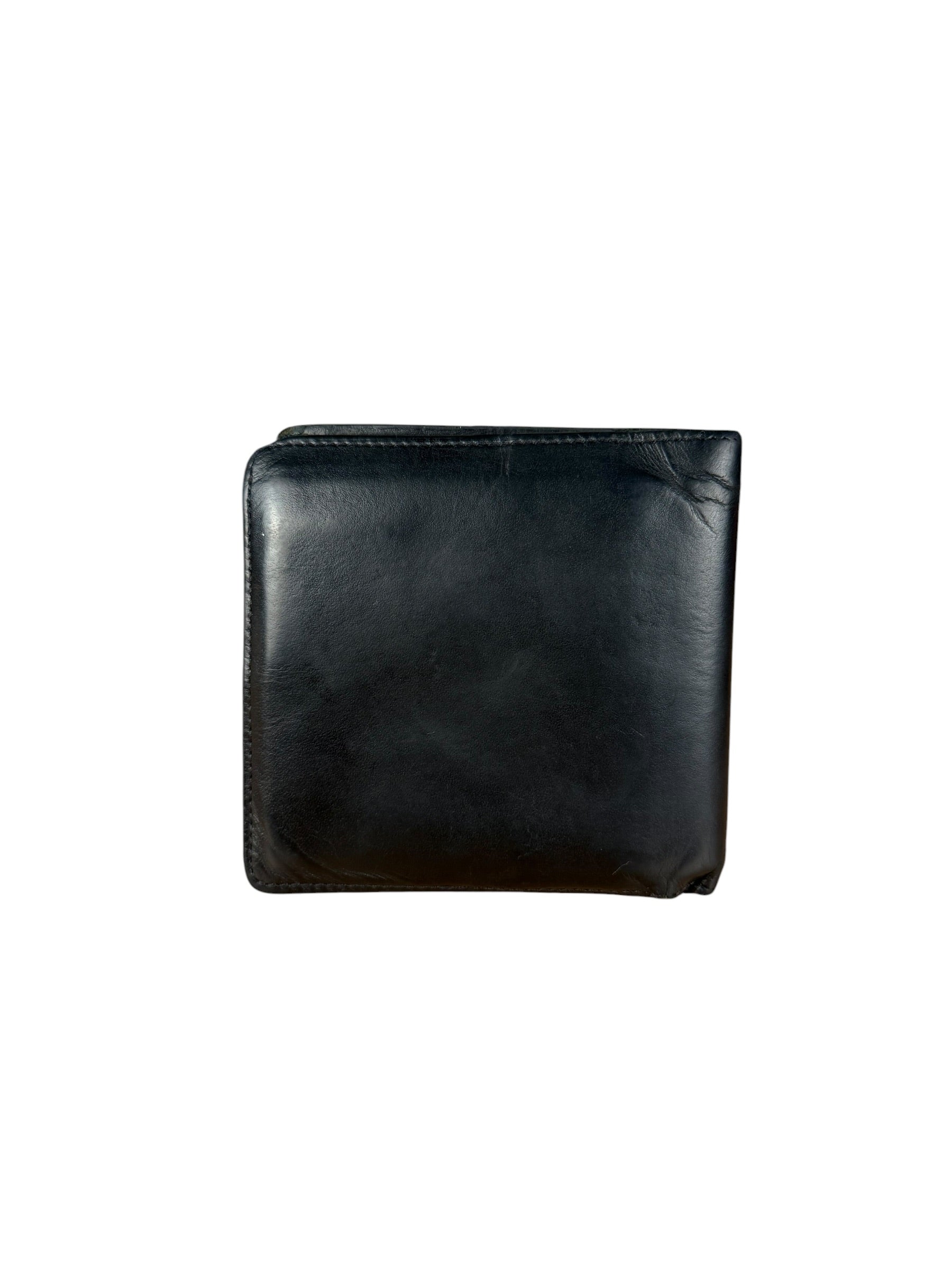 Louis Vuitton Black Leather Bi-Fold Wallet