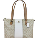 Coach Signature Canvas Gallery Tote