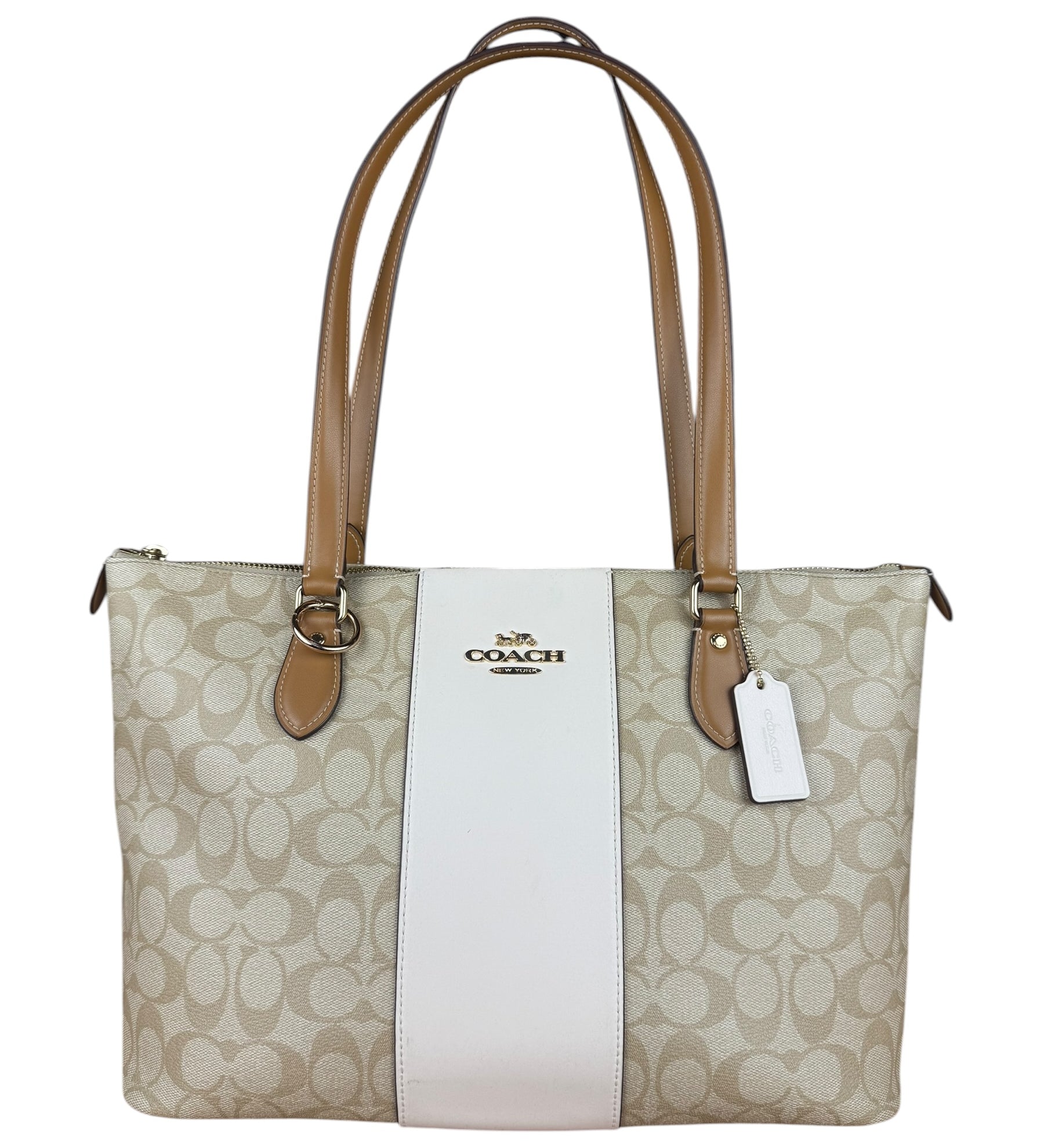 Coach Signature Canvas Gallery Tote