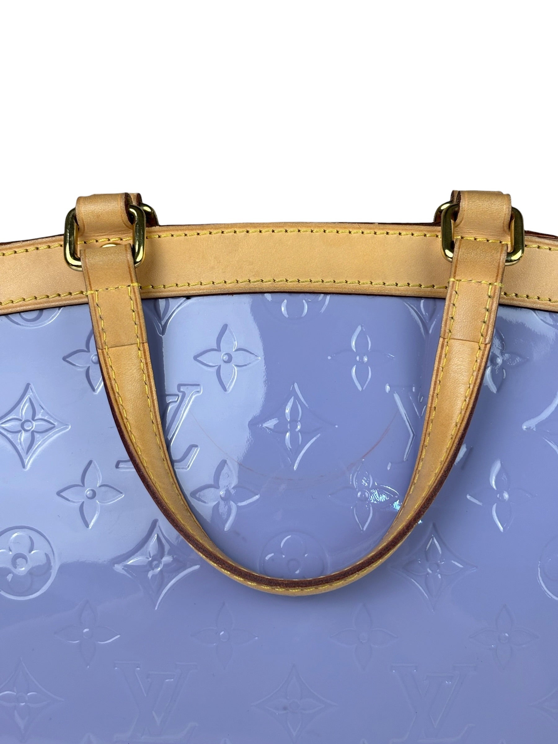 Louis Vuitton Lilac Vernis Monogram Brea Two-Way Bag