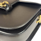 Gucci Black Leather Horsebit 1955 Shoulder Bag