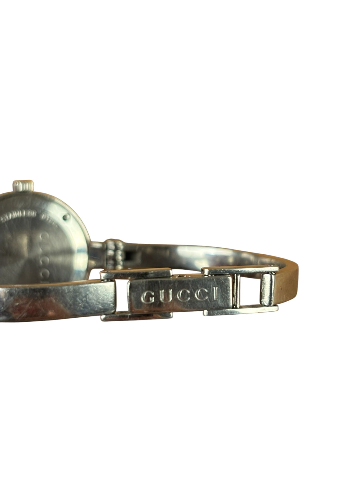 Gucci 105 Black Floral Round Dial