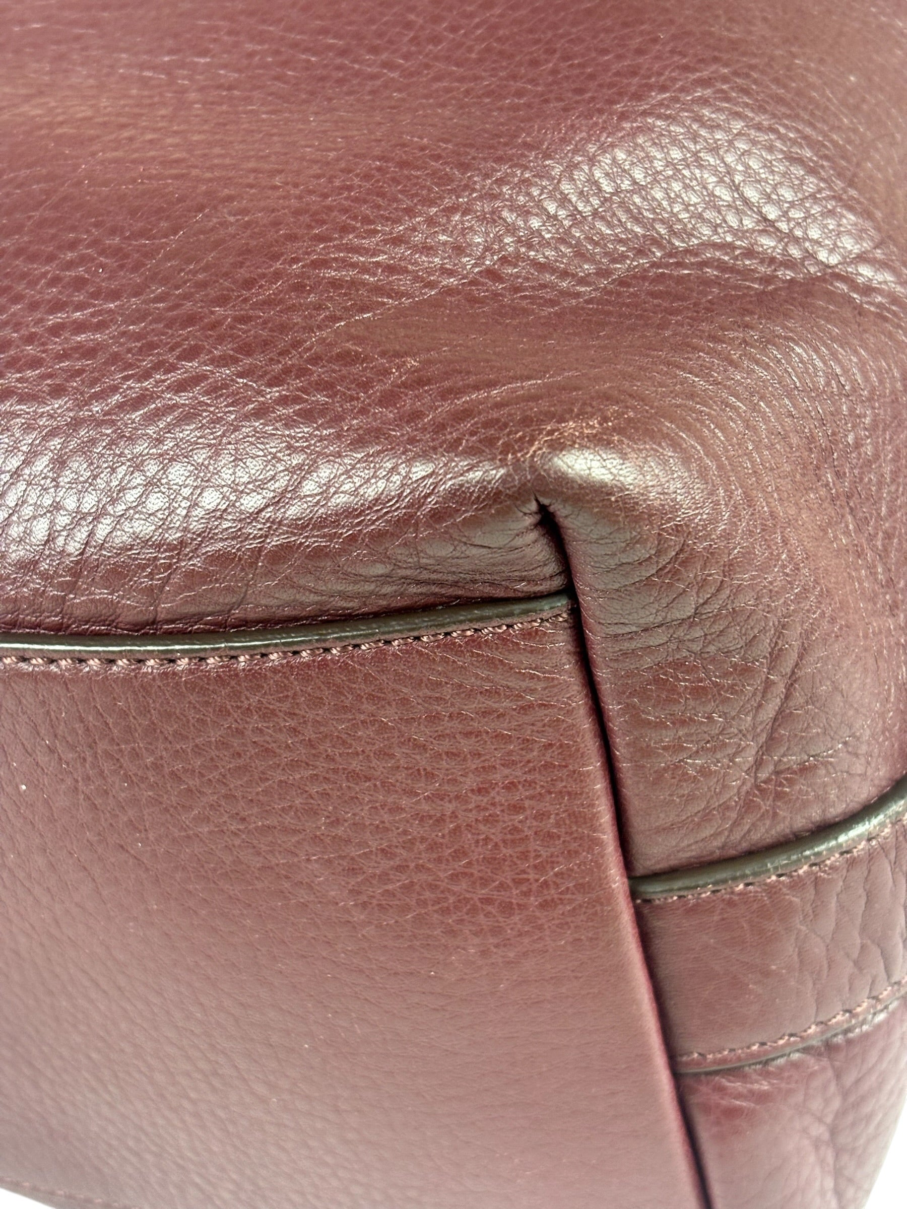 Givenchy Nightingale Burgundy Leather Two-Way Bag