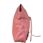 Balenciaga Rose Burbon Leather Large Premier Clutch Bag