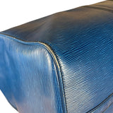 Louis Vuitton Blue Epi Keepall 55