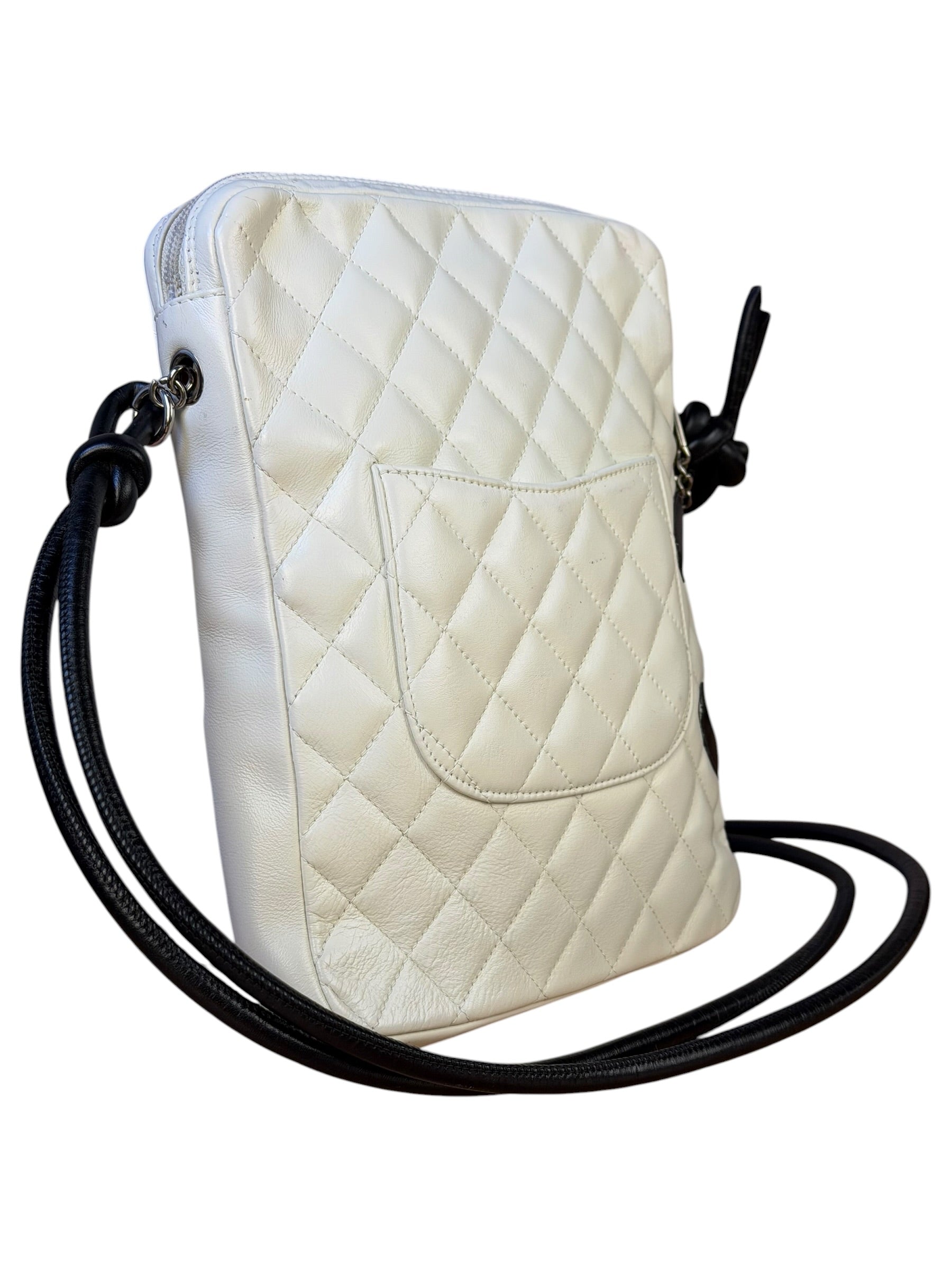 Chanel Vintage Leather Cambon Ligne Crossbody/Shoulder Bag-2008