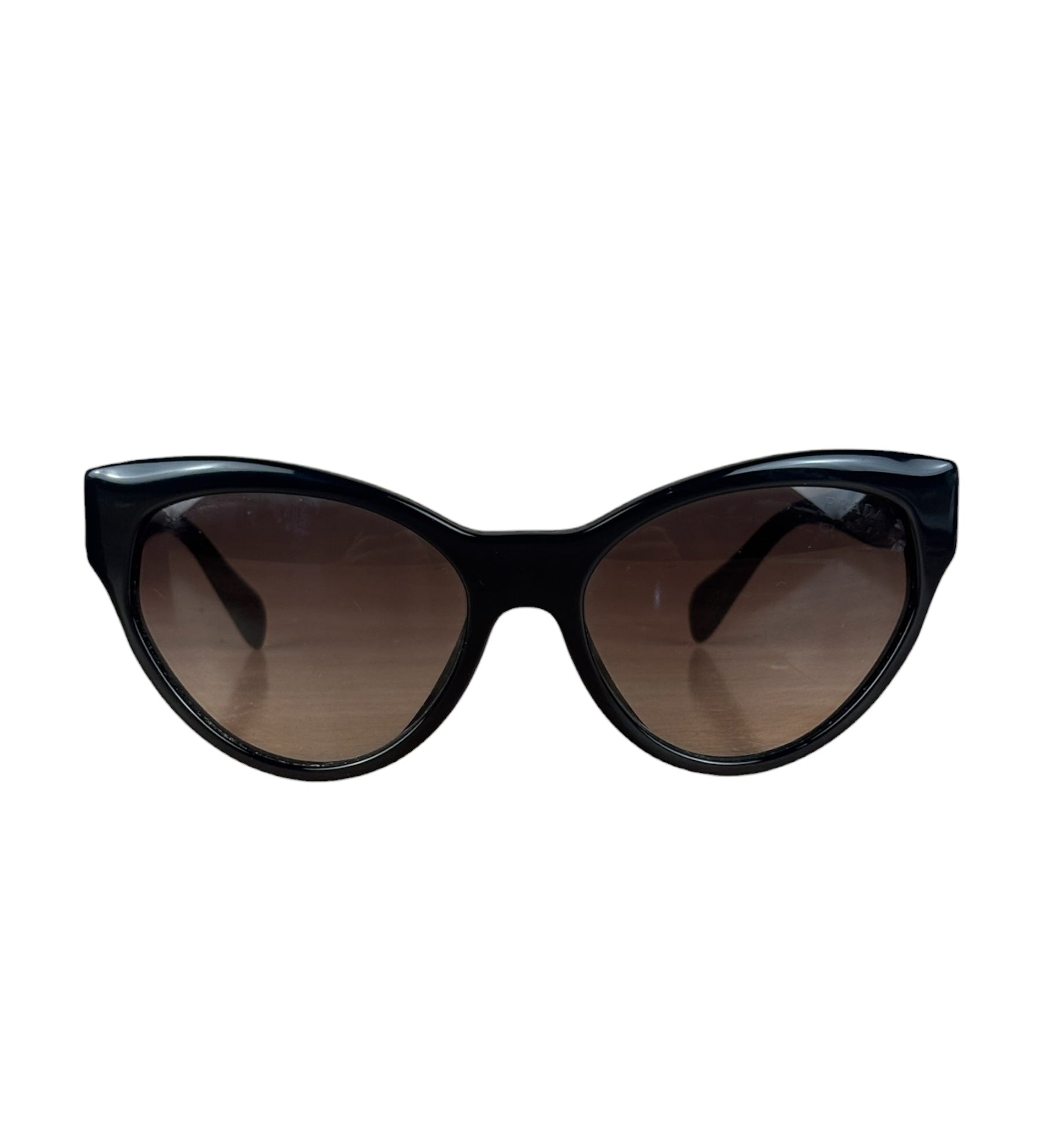 Prada Vintage Black Cat Eye Sunglasses