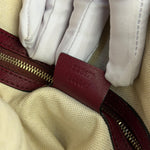 Gucci Ruby Red Bree Dome Tote
