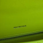 Balenciaga Small Yellow Croc Hourglass 2Way