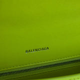 Balenciaga Small Yellow Croc Hourglass 2Way
