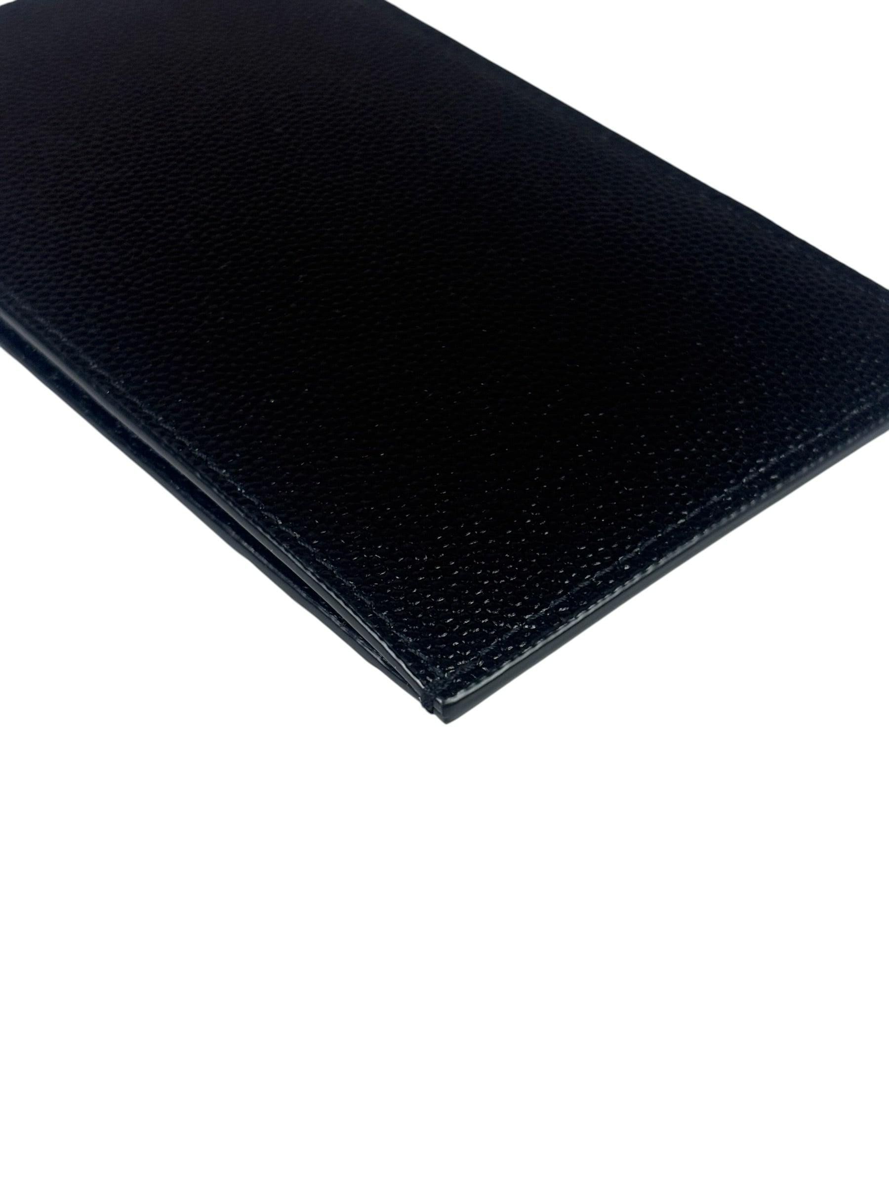 Yves Saint Laurent Black Leather Card Holder